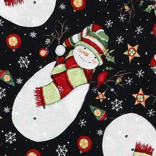Christmas cotton printed fabrics for patchwork quilting